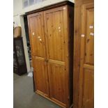 MODERN PINE WARDROBE, 100CM WIDE