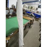 LARGE ROLL OF WHITE PATTERNED MATERIAL