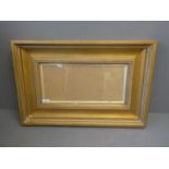 Glazed gilt frame 39 x 59 cm