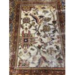 C19th Ziegler fragment rug Persia circa 1880 1.97 X 1.57 m