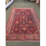 Mahal carpet Persia circa 1920s 3.27 X 2.27 m