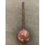 Copper bed warmer