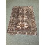 Antique Caucasian rug