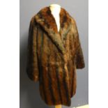 Half length vintage fur coat approx 12-14
