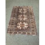 Antique Caucasian rug