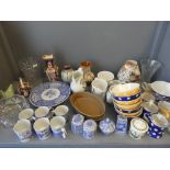 Large qty of china & glass ware