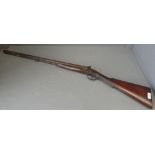 Antique Flintlock Muzzeloader De commissioned 117L cm