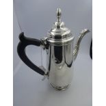 Irish silver coffee pot