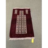 Very fine Belouch rug 1.35 X 0.86 m