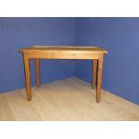 Pine kitchen table 114L x 61.5W x77H cm