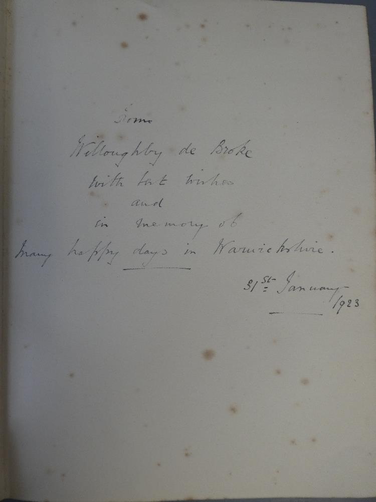 Four books to include The sport of our ancestors by willoughby de broke published 1921.Signed with - Image 13 of 16