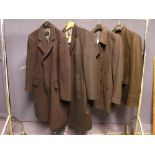 Qty of gentlemens coats to include Gieves & Hawkes, Nigel Hall, Charles Tyrwhitt