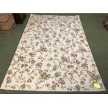 Finely hand woven Aubusson carpet 2.76 X 1.82 m