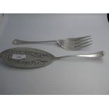 Pair of late Victorian cased fish servers by Mappin & Webb London 1900 8ozt