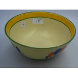 Clarice cliff bowl in the crocus pattern