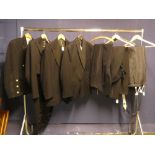 Qty evening dinner suits, jackets & trousers to include Durcan Chilsholm & son, Burton, Oliver Brown