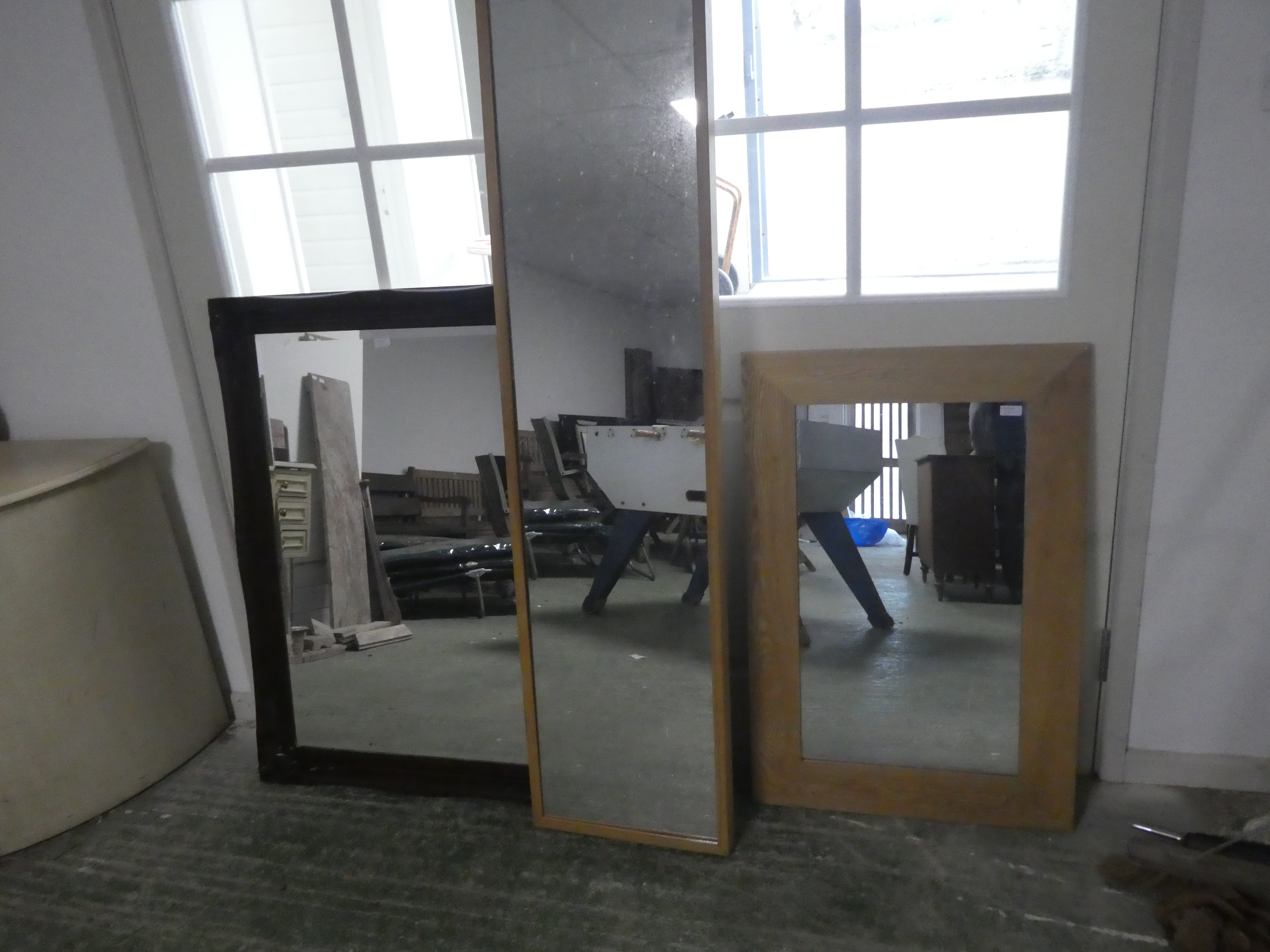 3 Mirrors of various sizes