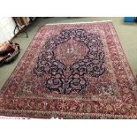 Fine antique Kashan carpet Persia circa 1920 3.50 X 2.63 m