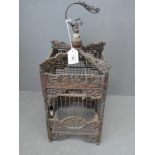 C19th Chinese bamboo bird cage