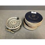 Hardy marquis No 2 reel in case