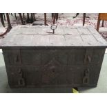 Armada Chest, German/Nuremberg, 16th Century. 60cmH approx - 93cmW - 58cmD