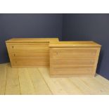 2 Modern chest of drawers