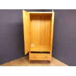 Modern shelving unit with 2 door cupboard below 140H x 103W cm