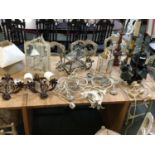 Quantity of lamps, lighting, lanterns, and sconses etc