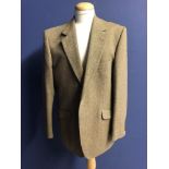 Gents tweed jacket, labelled John G Hardy size 40