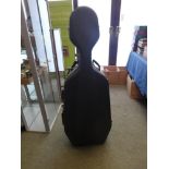 New Black Hiscox Cello Case rrp £300
