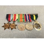 WWII medals & territorial