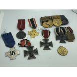 Replica medals mainly German