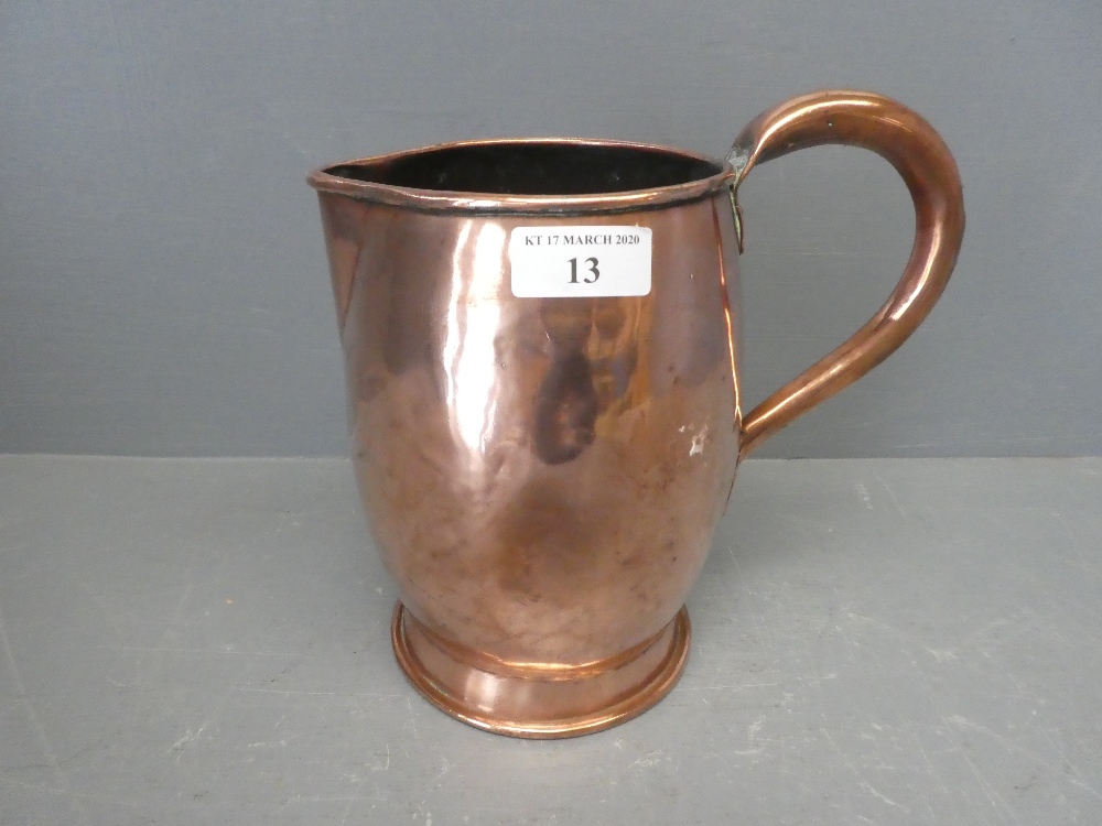 Copper jug - Image 2 of 2