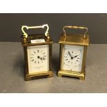 2 Carriage clocks (inc Mappin & Webb)