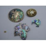 Ablone shell & silver jewelery