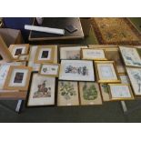 A quantity of pictures and prints of military interest and other general decorative prints of