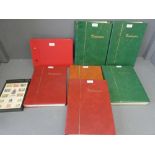6 Stock books of mainly used stamps from countries from A-E, & small album of covers