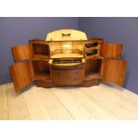 Sideboard with top opening to reveal a drinks cabinet 96H x 137W x 47D cm