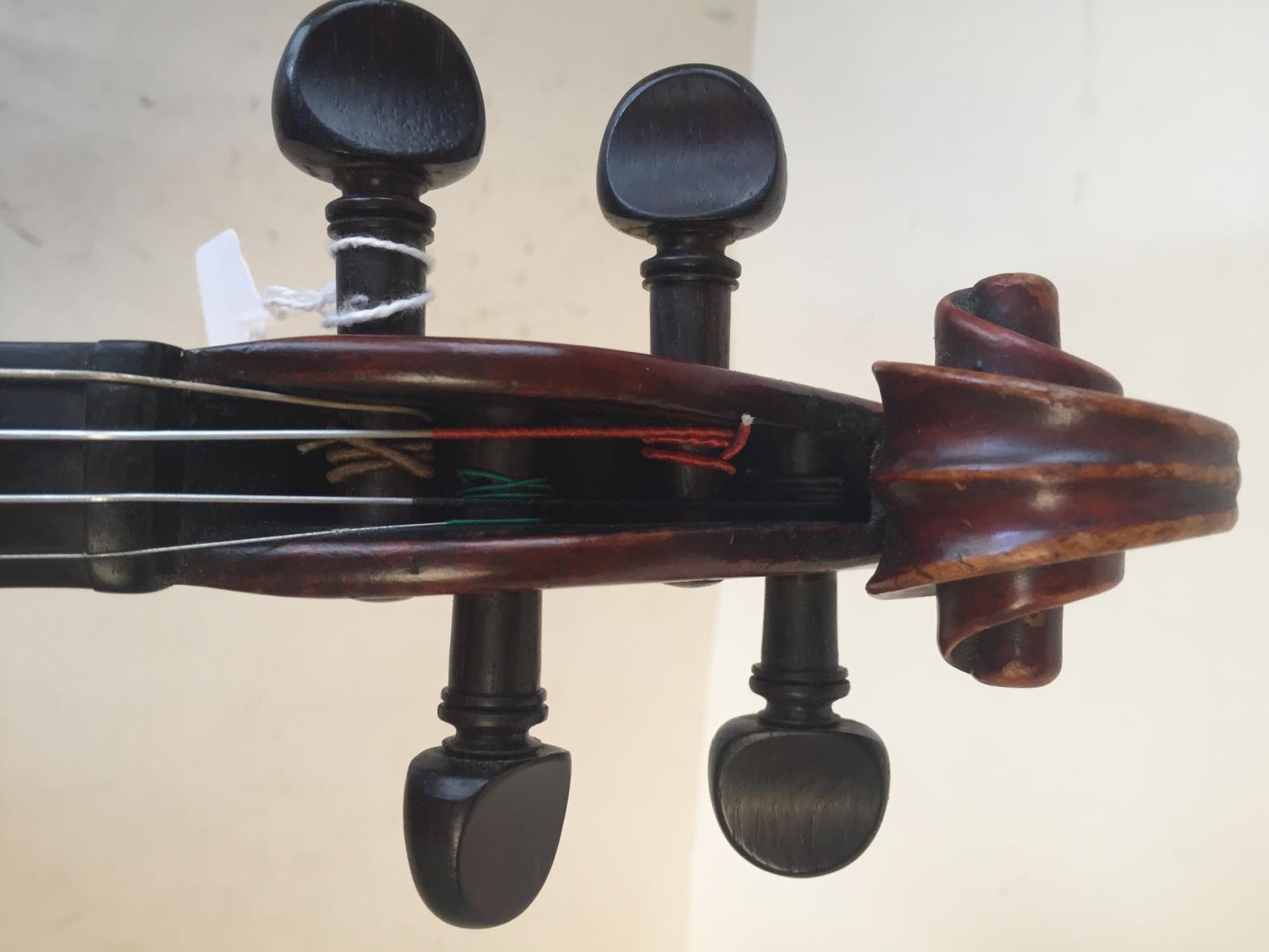 Good French violin circa 1800 by Didier Nicholas branded "A La Ville De Cremonne D. Nicolas Aine" - Image 4 of 7