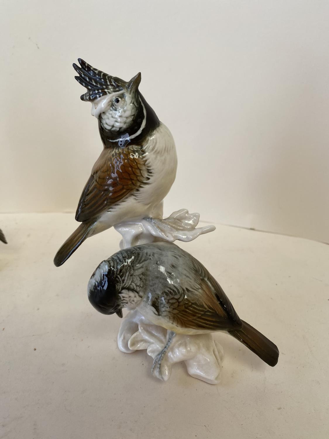 6 Continental bird figurines - Image 3 of 17