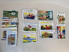 Qty of 1950/1960 humorous post cards (59)