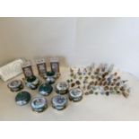 Quantity of Wade Whimsies (approx 42) animals and Lena Liou music boxes with various certificates