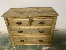 Qty of furniture to include chests of drawers, rattan chest of drawers, sets of chairs & 2 small