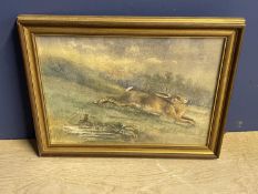 BARBARA SNEYD watercolour, "The Hare" unsigned . Provenance verso , 25 x 35, framed and glazed