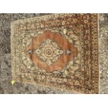 Antique Persian Tabriz rug - circa. 1890 - size. 1.61 x 1.20 m PURCHASERS: PAYMENT BY BANK