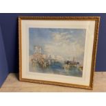 Rosa J Pinman (1872-1940) Large watercolour of Venice signed and dated 1904