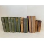 Galt's Pictures, volumes 1 & 2, 11 olive bound books by Ernest Thompson Seton & The Comic History of