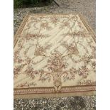 fine Aubusson carpet - size. 4.37 x 3.04 m PURCHASERS: PAYMENT BY BANK TRANSFER ONLY. COLLECTIONS BY