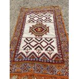 Vintage Moroccan rug - size. 2.20 x 1.47 m PURCHASERS: PAYMENT BY BANK TRANSFER ONLY. COLLECTIONS BY