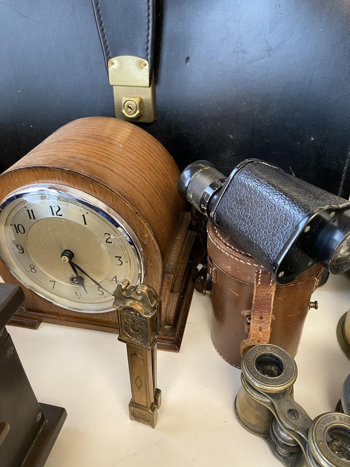 Qty of items to include: vintage telephone, brasswares, clock, Hillman Mix electric scale model, - Image 6 of 10